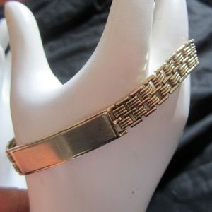 Speidel Jewelry - 5 FOR $25 Vntg SPEIDEL MONOGRAM Gold Bracelet 8.5" Speidel Jewelry - 5 FOR $25 Vntg SPEIDEL MONOGRAM Gold Bracelet 8.5"
